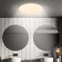 Kruhová - BRILO 3827016 Walk LED stropní svítidlo IP54, 3m dosah čidla, pohybové čidlo bílé - BRILO - foto 5
