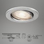 Kruhová - BRI 7147039 3ks LED vestavné svítidlo, pr. 8,6 cm, 5 W, hliník (starý kód: BRI 7147-039) - BRILONER - foto 5