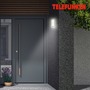 Nástěnná - TF 313904TF TELEFUNKEN LED venkovní nástěnné svítidlo s čidlem, 28 cm, 16 W, stříbrná - BRILONER - foto 5