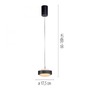 Kruhová - LD 14131-18 Kolekce Schöner Wohnen LED závěsné svítidlo Elmo, černá Comfort Lift, 3000K - JUST LIGHT - foto 5