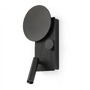 Dekorativní - FARO 20058 KLEE pravé nástěnné svítidlo s čtecí lampičkou, černá - FARO - foto 5