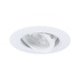 Kruhová - P 92109 Vestavné svítidlo 3ks-sada výklopné kruhové 90mm 30° GU10 max. 3x10W 230V bílá - PAULMANN - foto 5