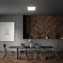 Hranatá - BRI 7071-014 LED stropní svítidlo, 28,7 cm, 21 W, stříbrná - BRILONER - foto 5