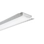 Al profily k zapuštění - FAN I-PROFILO-GORIZIA-XL Profil GORIZIA‑XL pro sádrokarton, stříbrný, opálový difuzor včetně krytek, 200x10,5x1,7 cm - FANEUROPE - foto 5