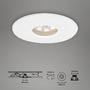 Kruhová - BRI 7240-036 3ks sada LED vestavné svítidlo, pr. 4,5 , 1,8 W, bílé - BRILONER - foto 5