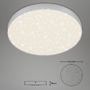 Kruhová - BRI 7075-414 LED stropní svítidlo hvězdné nebe, pr. 38,7 cm, 24,5 W, stříbrná - BRILONER - foto 5