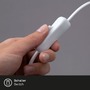 Stolní lampy s klipem - BRI 2790-016 Svítidlo se svorkou 30,5 cm 1x E14 8W bílé - BRILONER - foto 5