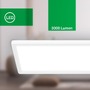 Hranatá - BRILO 7550016 Tava A LED stropní svítidlo, energetická třída A, přímé a nepřímé osvětlení, 50.000h životnost, 58cm, bílé - BRILO - foto 5
