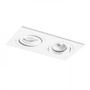Hranatá - RED R12713 PASADENA GU10 SQ II zápustná bílá 230V GU10 2x50W - RED - DESIGN RENDL - foto 5