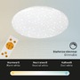 Kruhová - BRILO 3368016 LED stropní svítidlo hvězdné nebe, CCT, noční světlo, dálkový ovladač, stmívatelné (starý kód: BRILO 3368-016) - BRILO - foto 5
