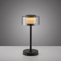 Stolní lampy dekorační - PN 4111-18 LED stolní lampa USB černá na baterie dotykový stmívač paměťová funkce 3000K - PAUL NEUHAUS - foto 5