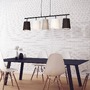Podélná - BRILO 4009-055 Závěsné svítidlo, 96 cm, max. 40 W, černá-bílá-šedá - BRILO - foto 5