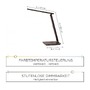 Stolní lampy pracovní - PN 4595-23 ADRIANO LED stolní lampa hnědá barva s funkcí stmívání, indukčním nabíjením mobilních telefonů a nastavitelnou barvou světla 2700-5000K - PAUL NEUHAUS - foto 5