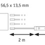 Dekorační - P 79574 LED Strip Akustický Panel základní sada 2,4m RGB černá - PAULMANN - foto 5