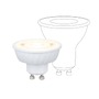 GU10/GZ10 - P 29268 Standard 230V LED reflektor GU10 Flat 37mm 3x4,9W 2700K bílá - PAULMANN - foto 5