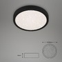 Kruhová - BRILO 3048015 LED stropní svítidlo pr. 28 cm 18W 2000lm černá (starý kód: BRILO 3048-015) - BRILO - foto 5