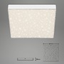 Hranatá - BRI 7078-416 LED stropní svítidlo hvězdné nebe, 28,7 cm, 21 W, bílé - BRILONER - foto 5