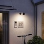 Nástěnná - P 94772 LED venkovní nástěnné svítidlo Smart Home Zigbee Kikolo neláká hmyz IP65 90mm CCT 6,2W 230V 80° antracit umělá hmota/hliník - PAULMANN - foto 5