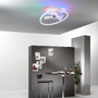 Ventilátory - FAN LED-AUSTER-COLOR Stropní ventilátorové LED svítidlo VENTILATORE, 65 W, RGB + CCT, 7650 lm, bílá, pr. 77 x 24 cm - FANEUROPE - foto 5