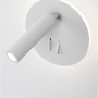 Bodová - NV 9081221 Bodové svítidlo PENOR bílý hliník a akryl vypínač na těle LED Cree 9W 230V 3000K IP20 - NOVA LUCE - foto 5
