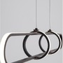 Podélná - NV 9113121 Závěsné svítidlo ARTE matný černý hliník a akryl LED 31.2W 230V 3000K IP20 stmívatelné - NOVA LUCE - foto 5
