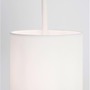 Stojací lampy - NV 9180521 Stojací lampa YAMA bílé stínidlo a bílý hliník vypínač na těle E27 1x12W 230V IP20 bez žárovky - NOVA LUCE - foto 5