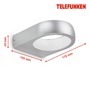 Nástěnná - TF 320204TF LED venkovní svítidlo, stříbrná, 1xLED/6,5W - BRILONER - foto 5