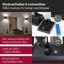 Nepřímé osvětlení - P 71282 LED nabíjecí nástěnné svítidlo Nyara IP44 3000K 100x100mm 2x1W černá - PAULMANN - foto 5
