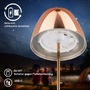 Stolní lampy dekorační - BRILO 7522013 Serina LED bezdrátová stolní lampička IP44, stmívatelná, dotykový vypínač, měď - BRILO - foto 5