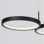 Podélná - NV 9248117 Závěsné svítidlo MAGNUS černý hliník a akryl LED 41W 230V 3000K IP20 stmívatelné - NOVA LUCE - foto 5