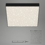 Hranatá - BRI 7078-415 LED stropní svítidlo hvězdné nebe, 28,7 cm, 21 W, černá - BRILONER - foto 5