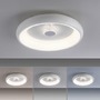 Kruhová - LD 14384-16 VERTIGO LED stropní svítidlo bílé šedá 50x50 kruhové křišťálový efekt stmívatelné CCT 2700-5000K - LEUCHTEN DIREKT / JUST LIGHT - foto 5