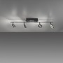 Bodová - PN 6786-13 SILEDA LED stropní svítidlo 4 ramenné antracit otočné IP44 teplá bílá 3000K - PAUL NEUHAUS - foto 5