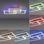 Hranatá - LD 14636-55 FELIX60 LED stropní svítidlo otočné, stříbrná barva, RGB Rainbow, stmívatelné RGB+2700-5000K - LEUCHTEN DIREKT / JUST LIGHT - foto 5