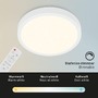 Kruhová - BRILO 3704-016 CCT LED přisazené svítidlo pr. 38 cm, 22 W, 2900 lm, bílé - BRILO - foto 5