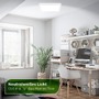 Hranatá - BRILO 7547016 Tava A LED stropní svítidlo, třída A, přímé a nepřímé osvětlení, 50.000h, 29x29 cm, bílé - BRILO - foto 5