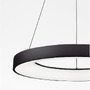 Kruhová - NV 9853044 Závěsné svítidlo RANDO SMART černý hliník a akryl LED 50W 230V 3000K - 4000K IP20 Tuya stmívatelné - NOVA LUCE - foto 5