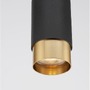 Válec - NV 9911526 Závěsné svítidlo POGNO černá a zlatý hliník GU10 1x10W IP20 220-240V bez žárovky - NOVA LUCE - foto 5