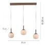 Dekorativní - LD 15177-39 LED závěsné svítidlo NAMI, písková barva, podlouhlé, stmívatelné, Comfort-Lift, paměťová funkce, SimplyDim, 3000K - JUST LIGHT - foto 5