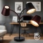 Stolní lampy pracovní - BRILO 7502015 Biwo LED bezdrátová stolní lampička, stmívatelná, nastavitelná, černá - BRILO - foto 5