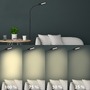 Stojací lampy - BRILO 1297-015 LED CCT stojací svítidlo s dotykovým vypínačem 128 cm 6,6W 600lm černá - BRILO - foto 5