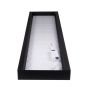 Příslušenství pro LED panely - Rám LED panelu 30x120cm 65mm pro přisazení černý - foto 5