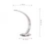 Stolní lampy dekorační - PN 4425-55 Q-VITO LED stolní lampa v barvě oceli v zakřiveném designu s nastavitelnou barvou světla Smart Home ZigBee 2700-5000K - PAUL NEUHAUS - foto 5