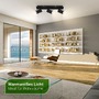 Bodová - BRILO 2840035 Isil A LED stropní bodové svítidlo, energetická třída A, 3-ramenné, 50.000h životnost, nastavitelné, černé - BRILO - foto 5