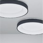 Kruhová - NV 9853042 Stropní svítidlo RANDO SMART černý hliník a akryl LED 50W 230V 3000K - 4000K IP20 Tuya stmívatelné - NOVA LUCE - foto 5