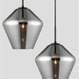 Kónická - NV 9724102 Závěsné svítidlo VEIRO chromové sklo / černý kov / černý kabel E27 1x12W 230V IP20 bez žárovky - NOVA LUCE - foto 5