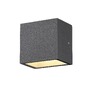 Nástěnná - LA 1002032 SITRA CUBE WL LED venkovní nástěnné a stropní nástavbové svítidlo, antracit, IP44, 3000K, 10W - BIG WHITE (SLV) - foto 5