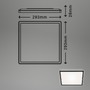 BRILO 7156-415 Slim svítidlo LED panel, 29,3 cm, 18 W, černá - BRILO - foto 5