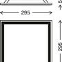 Hranatá - BRILO 7187016 Svítidlo LED panel s čidlem, 29,5 cm, 1300 lm, 12 W, bílé (starý kód: BRILO 7187-016) - BRILO - foto 5