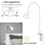 S ramenem - BRI 2080-016 Flexibilní nástěnné svítidlo 40,3 cm 1xGU10 5W 400lm bílé - BRILONER - foto 5